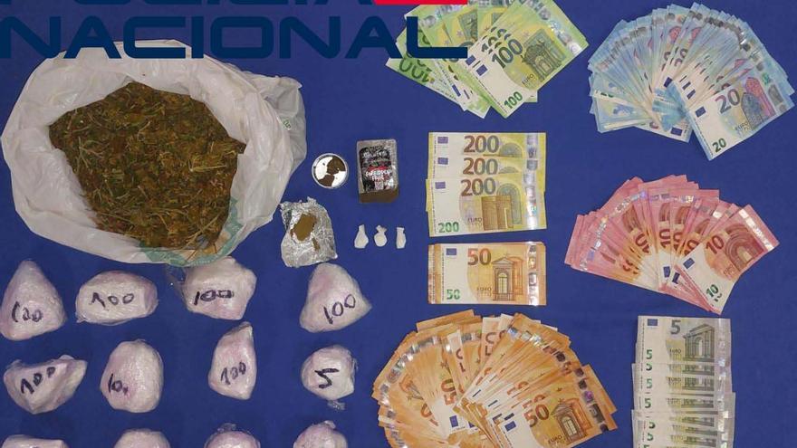 La Policía Nacional detiene a seis personas en Badajoz con un kilogramo de cocaína en su poder