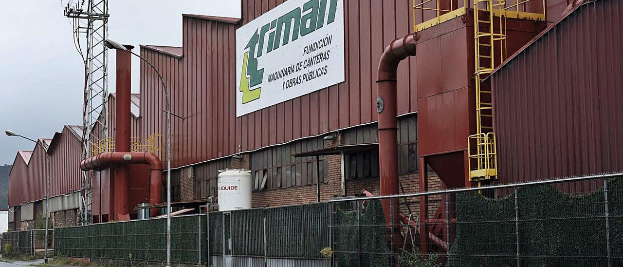 La nave de Triman Minerals, en el polígono de Vega de Arriba de Mieres.