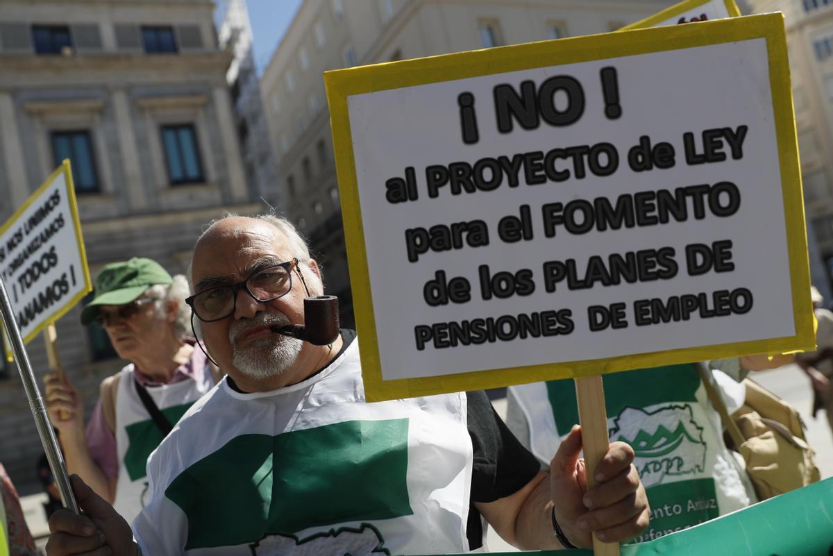 Protestas de asociaciones de pensionistas