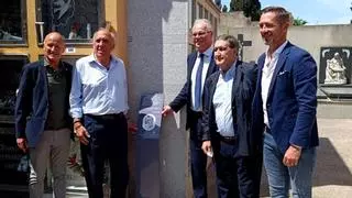 Asensi, en el homenaje a Elemér Berkessy