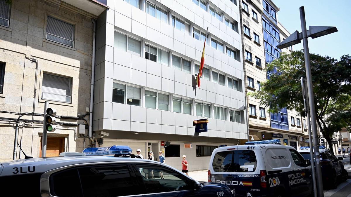 Comisaría de la Policía Nacional en Pontevedra.
