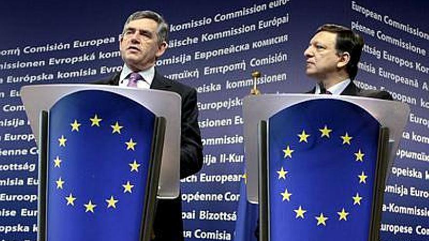 Brown y Barroso piden seguir trabajando en la reforma del sistema financiero global