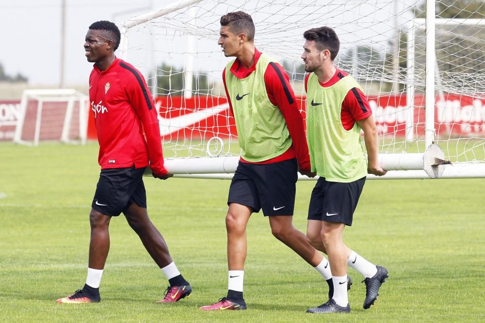 Entrenamiento del Sporting