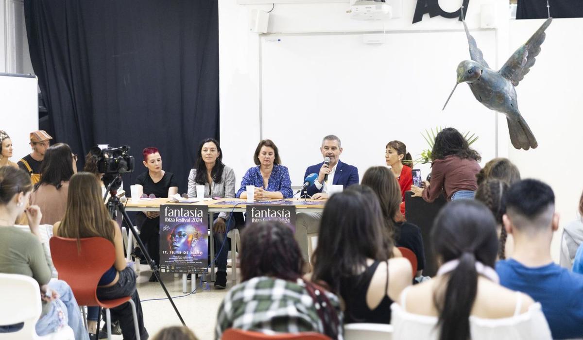Rueda de prensa del FIF 2024 en la Escola d’Art d’Eivissa. | FIF
