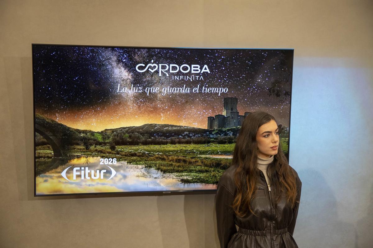 La actriz cordobesa Alejandra Hinojosa, protagonista de la campaña de la Diputación para Fitur.