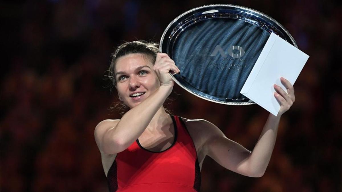 Simona Halep, subcampeona del Open de Australia