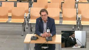 Salvador Losa en la Audiencia.