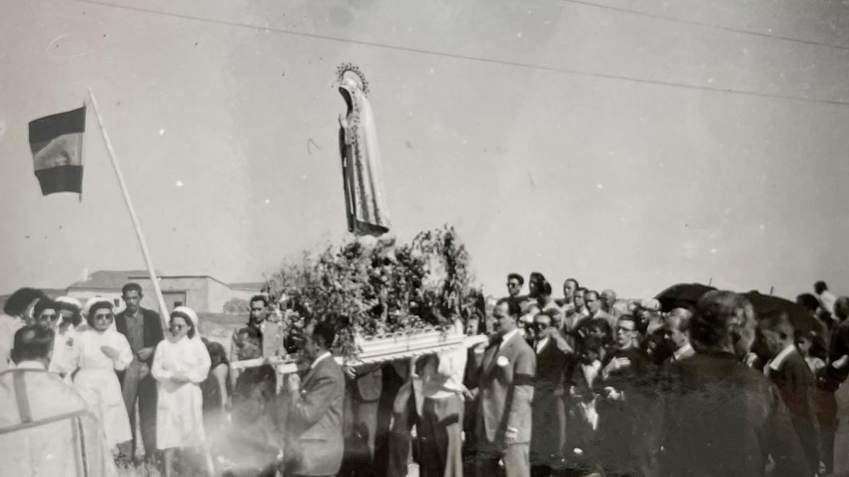 La image de la Virgen de Fátima en su recorrido por la Diócesis al llegar de Portugal.