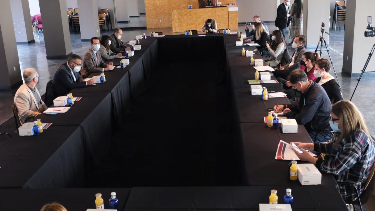 The presentation of the Elda 2030 Strategic Plan to the media at the Footwear Museum. The presentation of the Elda 2030 Strategic Plan to the media at the Footwear Museum.