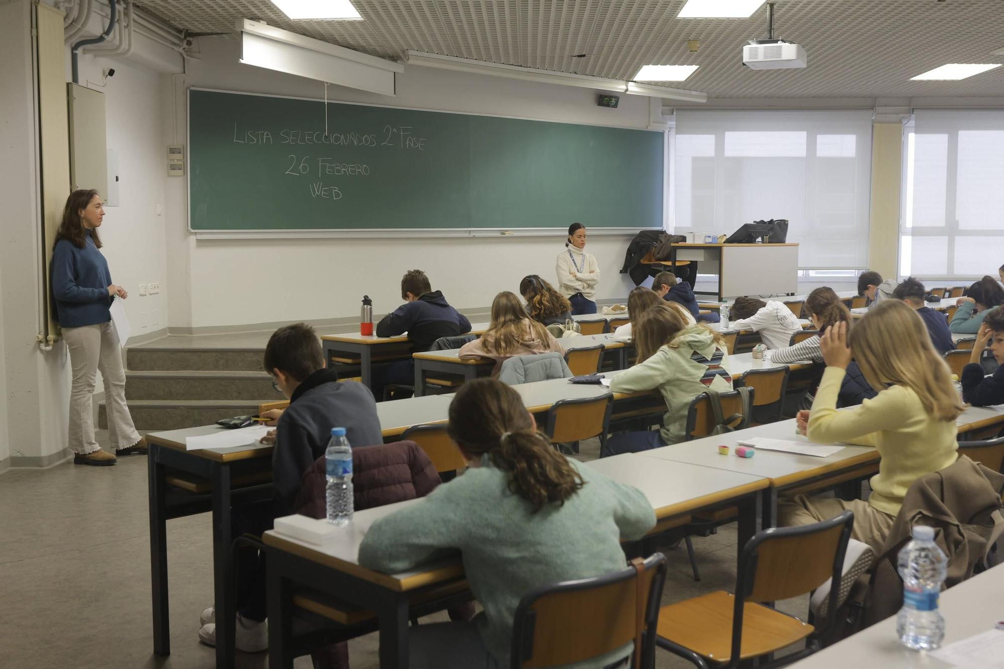 Dos mil niños participan en la Olimpiada Matemática que hoy ha organizado el Colegio Guadalaviar en la UPV