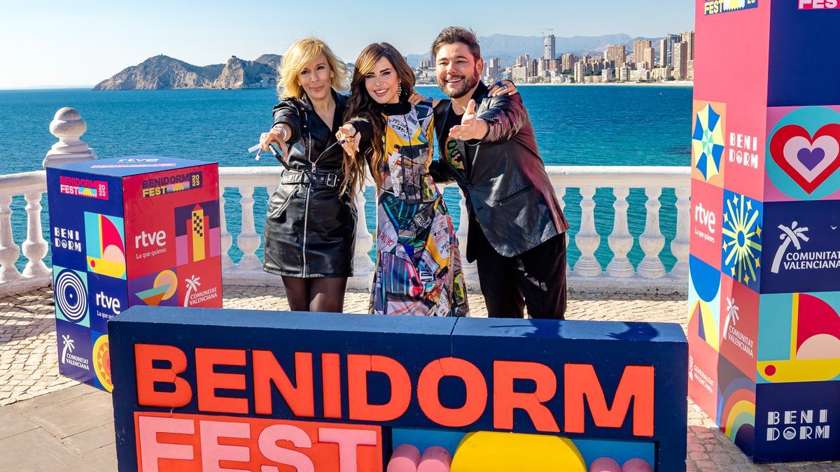 Eizaguirre, Trevi y Poveda en Benidorm.