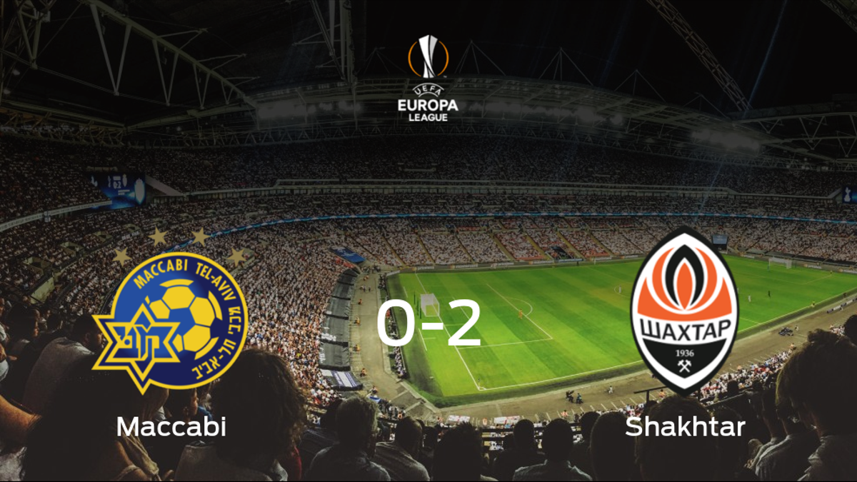 El Shakhtar Donetsk gana contra el Maccabi Tel Aviv el partido de ida de dieciseisavos de final (0-2)