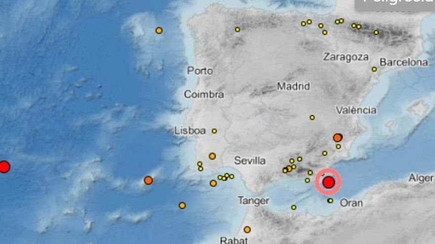 Un terremoto de 5,5 grados sacude la costa almeriense y se hace notar en varios municipios de Andalucía
