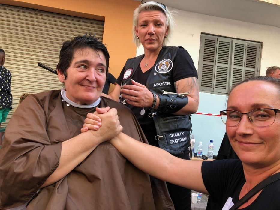 Die Barber Angels während der Arbeit