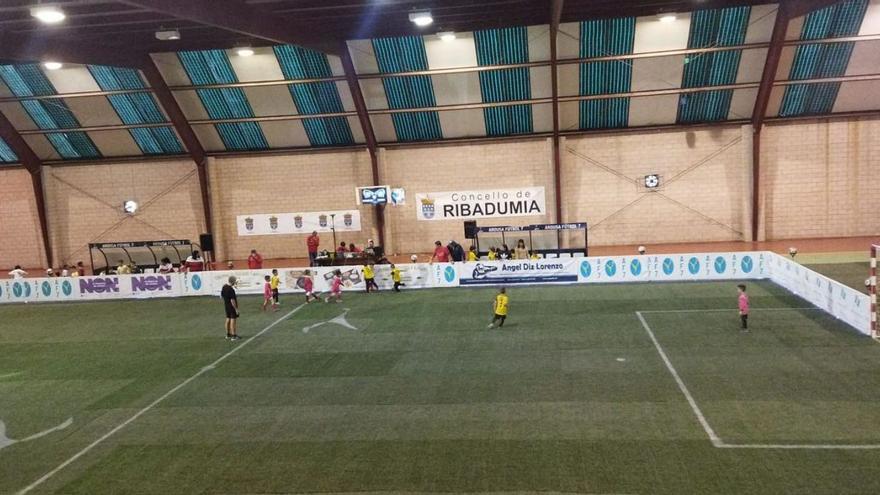 La categoría “biberón” abre el Arousa Fútbol 7 Indoor