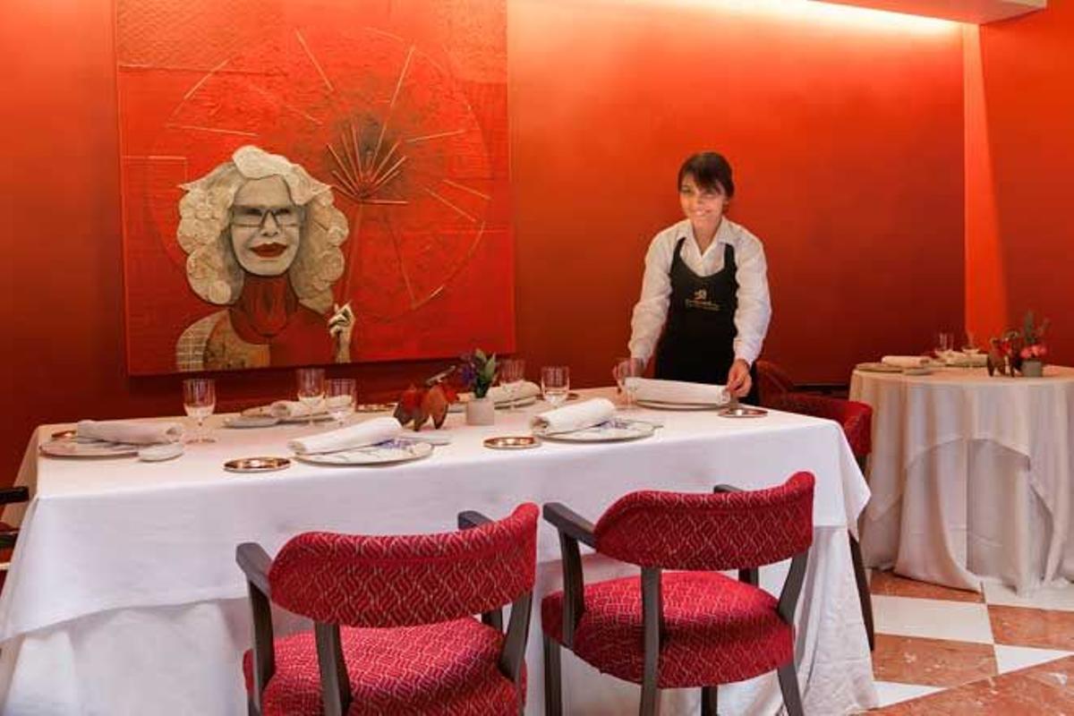 Sala del restaurante Adolfo.