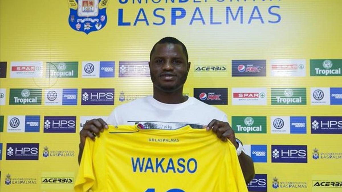 Wakaso ya es jugador de el Las Palmas