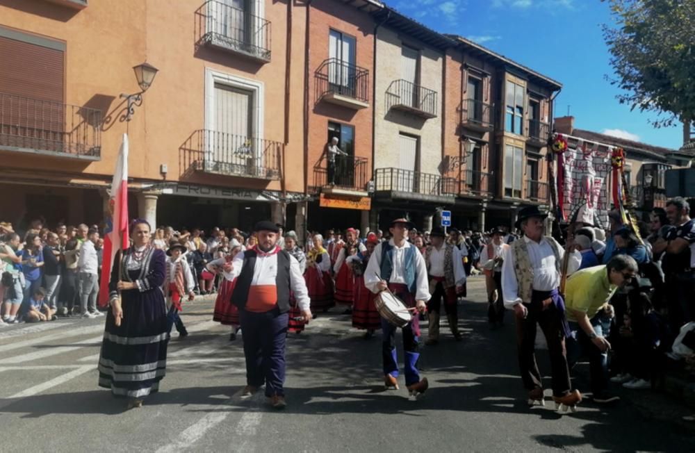 El desfile de carros de Toro, colofón de la Fiesta de la Vendimia