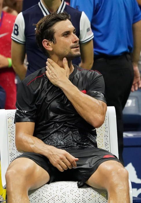 Las imágenes del último partido de David Ferrer en un Grand Slam