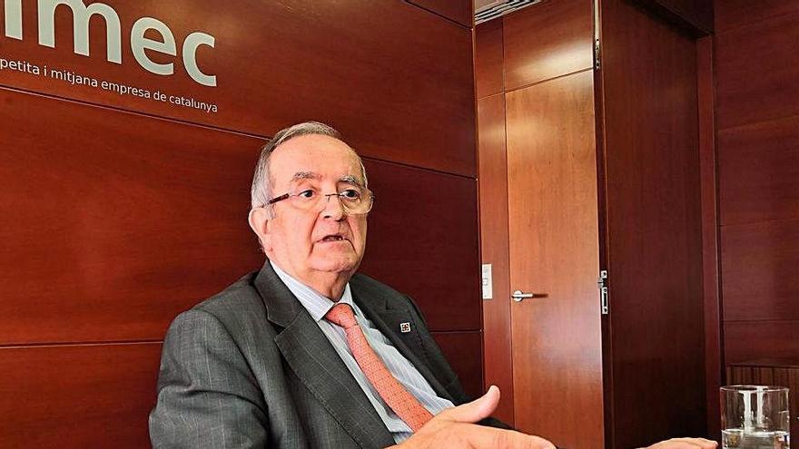 El president de PIMEC, Josep González.