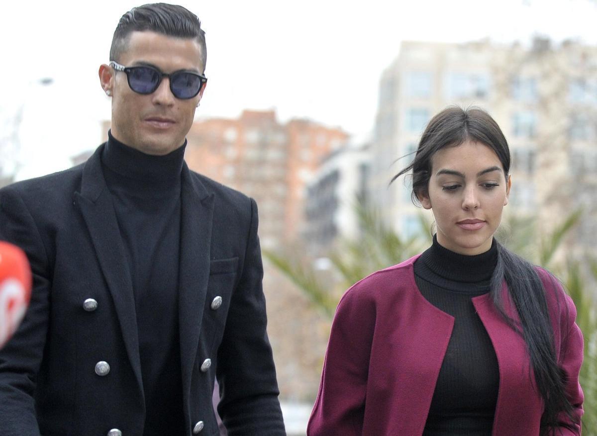 Cristiano Ronaldo y Georgina Rodríguez.