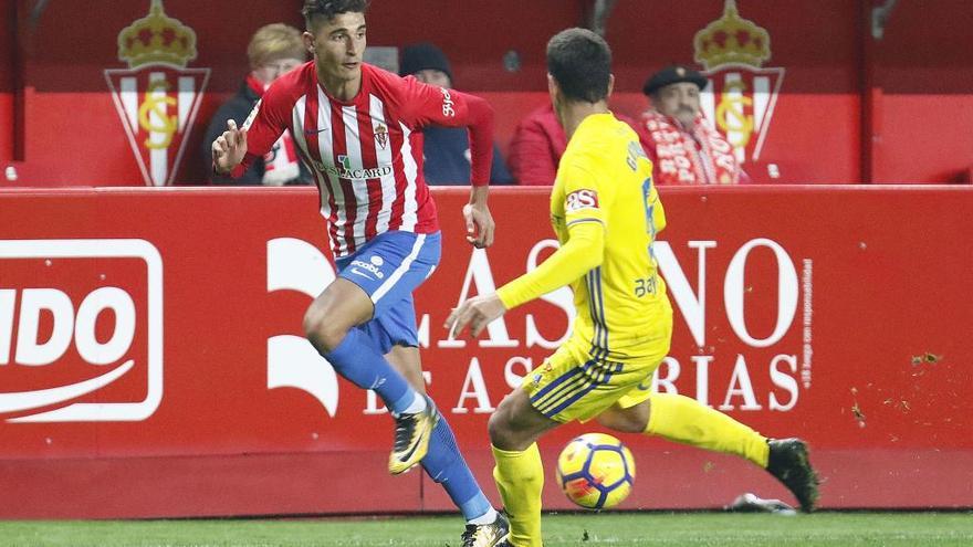 Rachid, durante un partido de esta temporada.