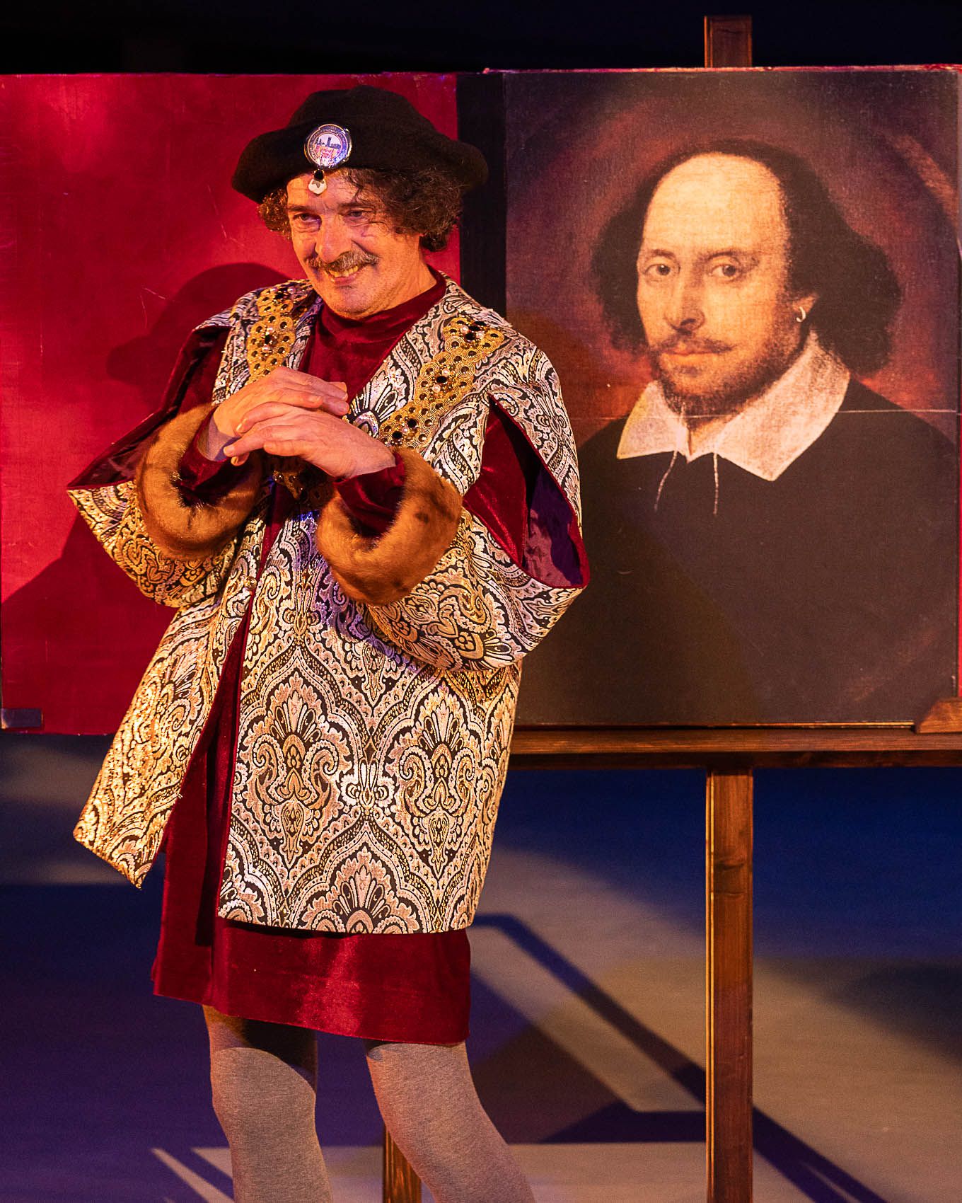 Una escena de la obra con Evaristo Calvo.