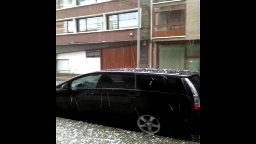 Granizada en Grado