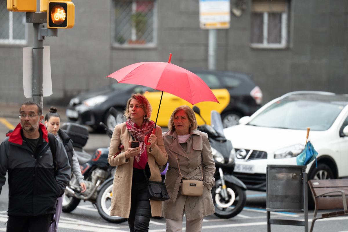 Granizo y tormentas en Barcelona