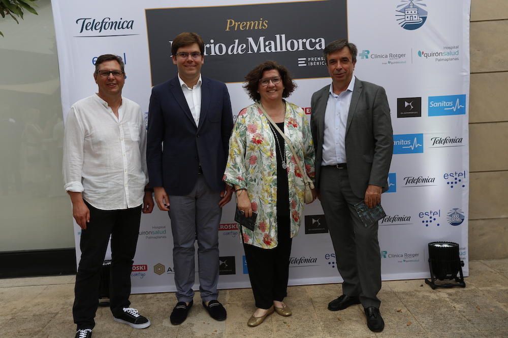 Miquel Adrover, Martí Sansaloni, Catalina Cirer y Miquel Vidal