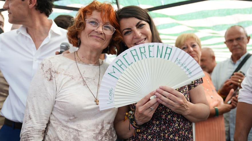 Macarena Olona se compromete a frenar la depuradora de la Vega de Mestanza