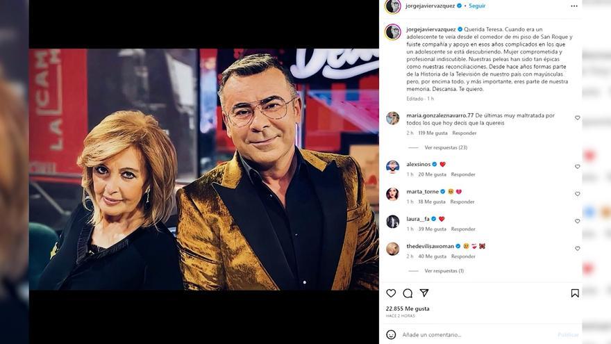 Las redes sociales recuerdan con cariño a María Teresa Campos