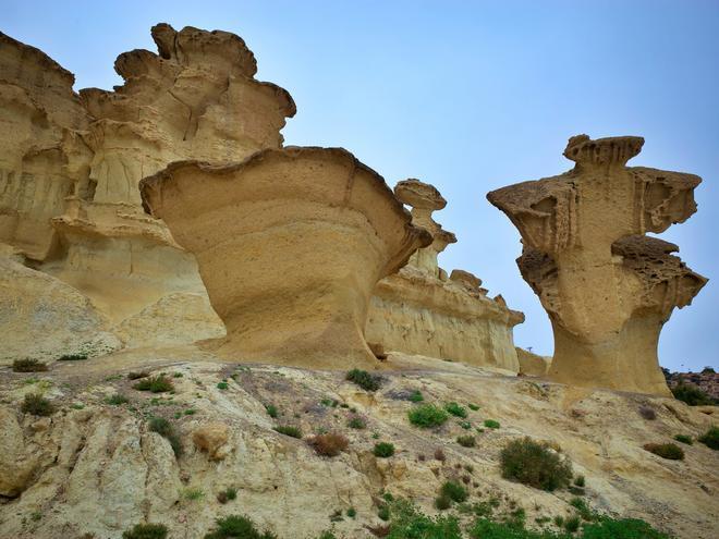 Gredas de Bolnuevo, cerca de Mazarrón.