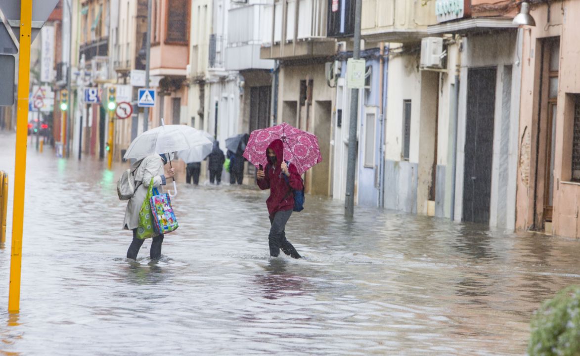 Las imágenes de la tormenta