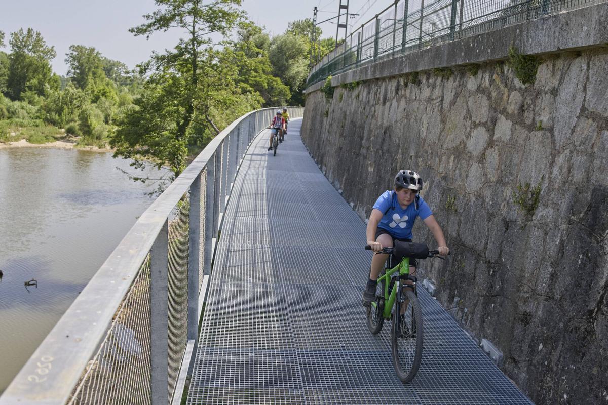 Les imatges de la nova via ciclista Girona - Celrà