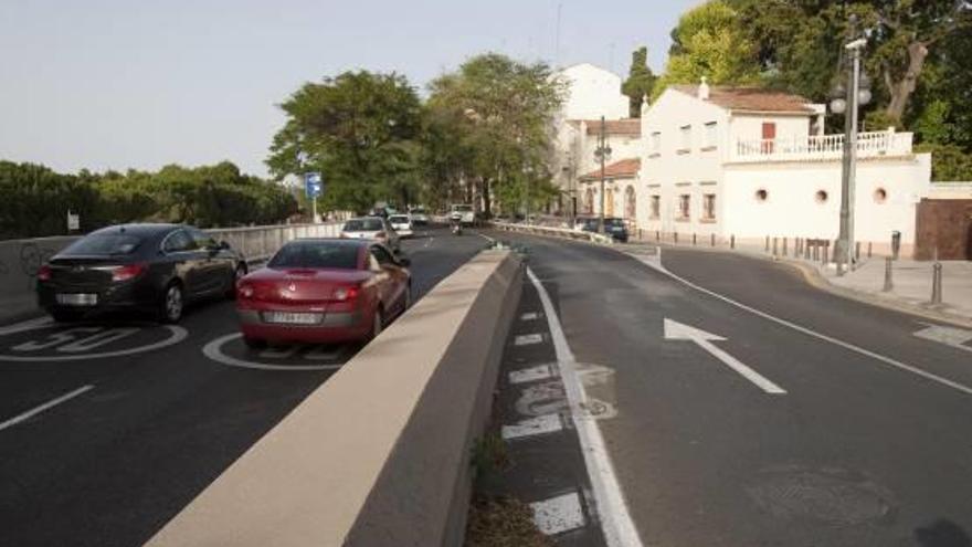 El Plan del Botànic prevé reducir un carril en la Petxina para favorecer al viandante