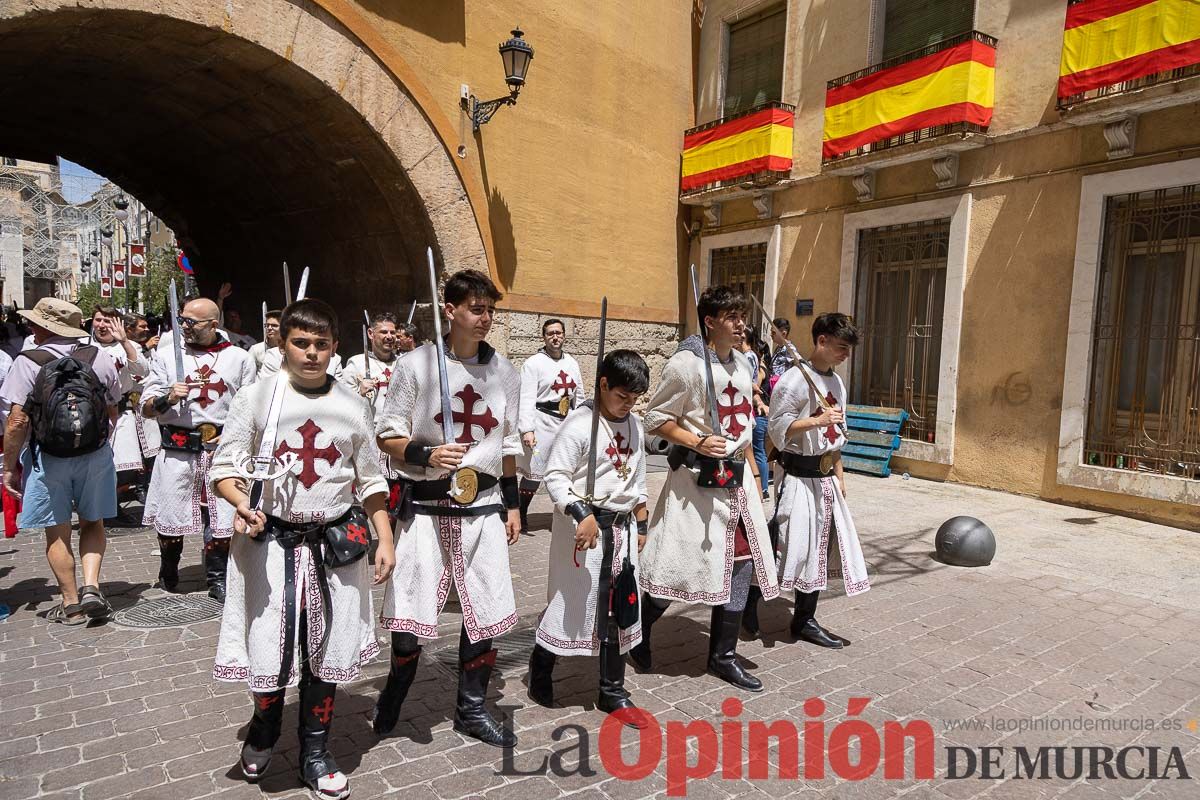 Moros y Cristianos en la mañana del dos de mayo en Caravaca