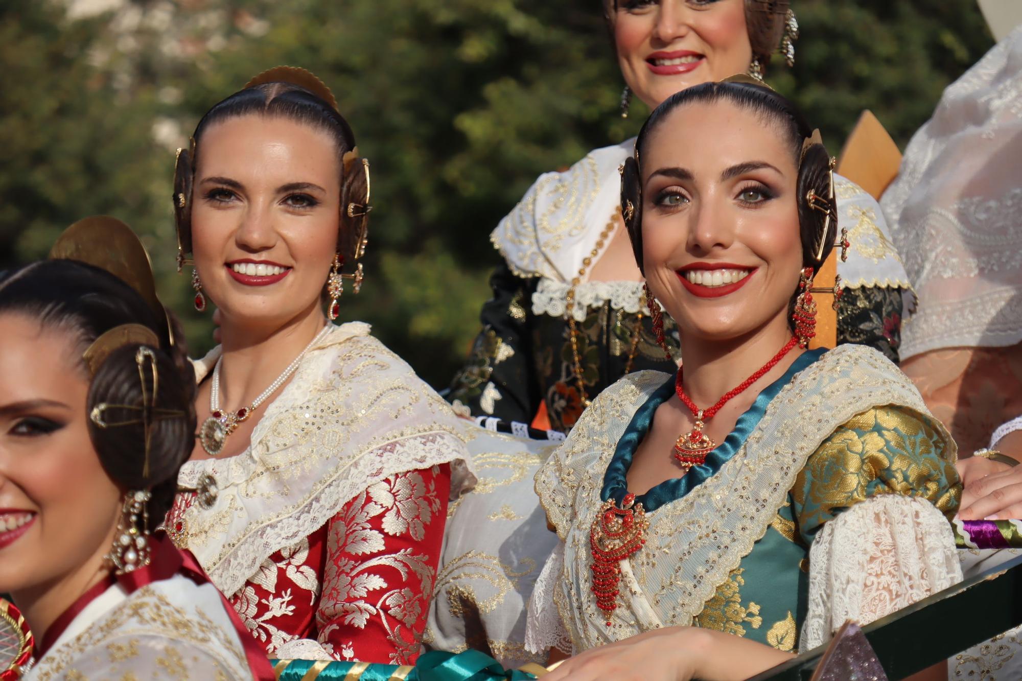 La Batalla de Flores de las candidatas a Falleras Mayores de València