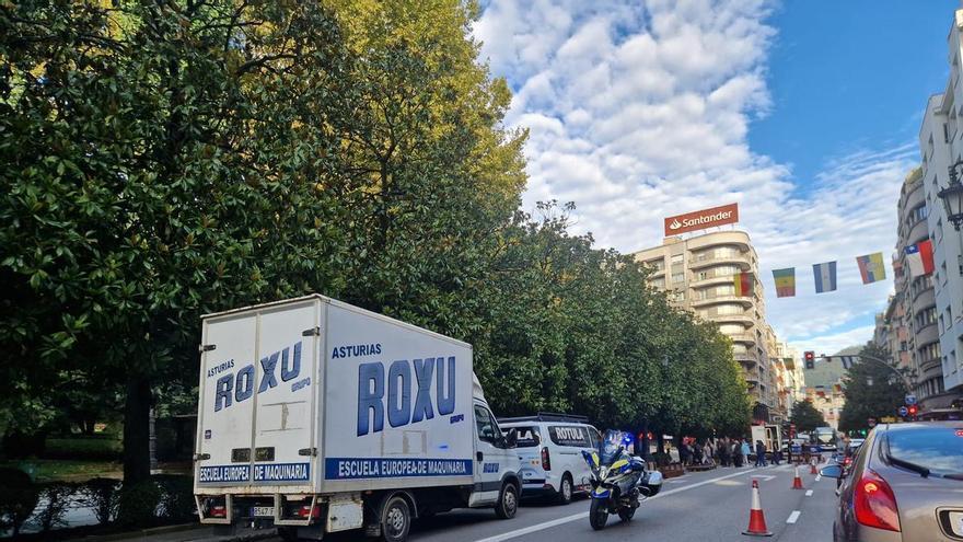 Atención en Oviedo, conductores: estos son todos los cortes de tráfico del jueves por el inicio de San Mateo y el Rally Princesa de Asturias