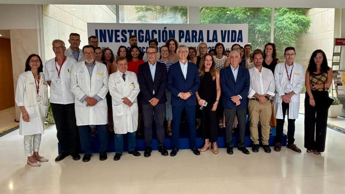 Foto de archivo de la presentación de la última convocatoria intramural FFIS/IMIB.