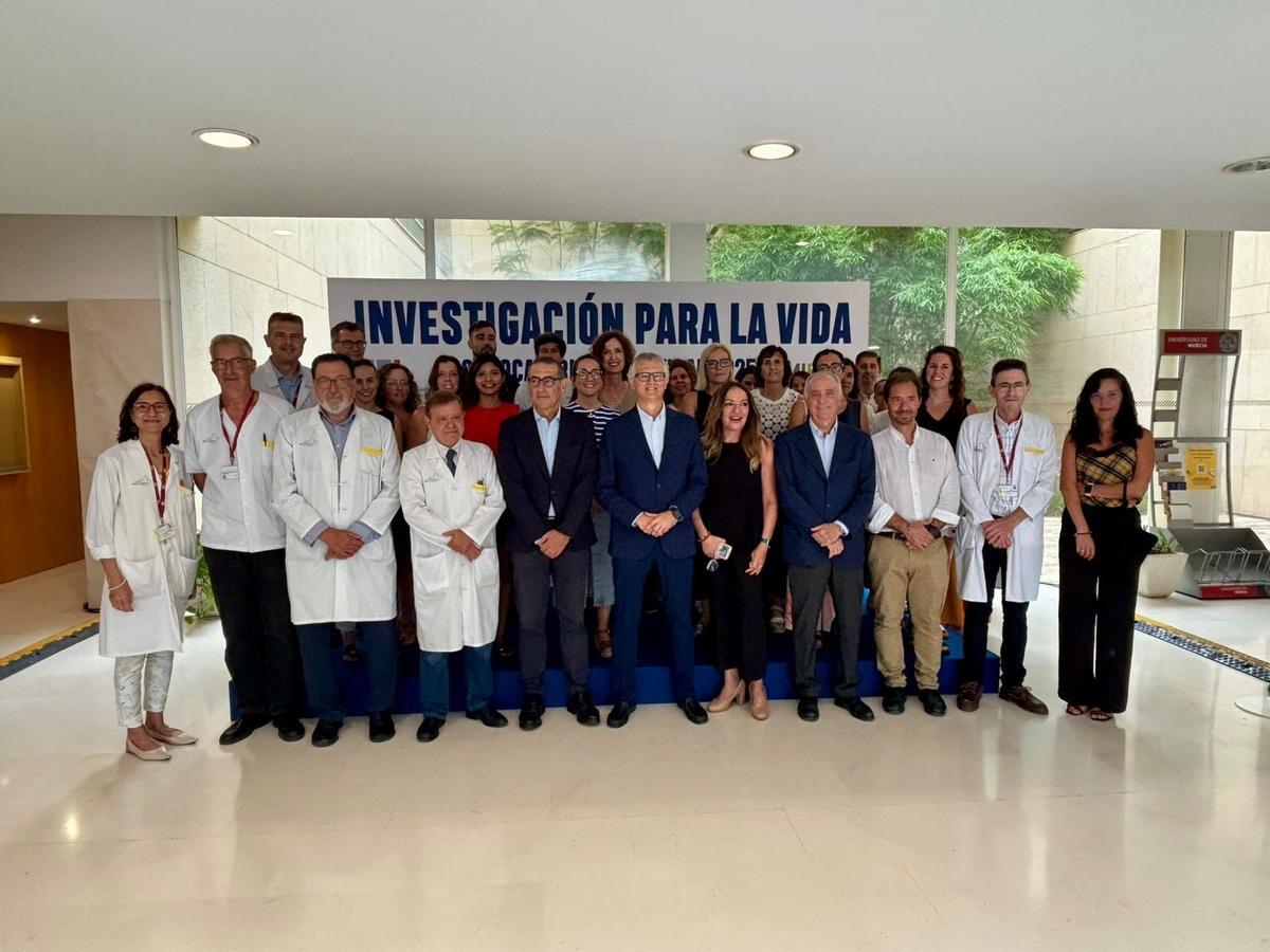Foto de archivo de la presentación de la última convocatoria intramural FFIS/IMIB.