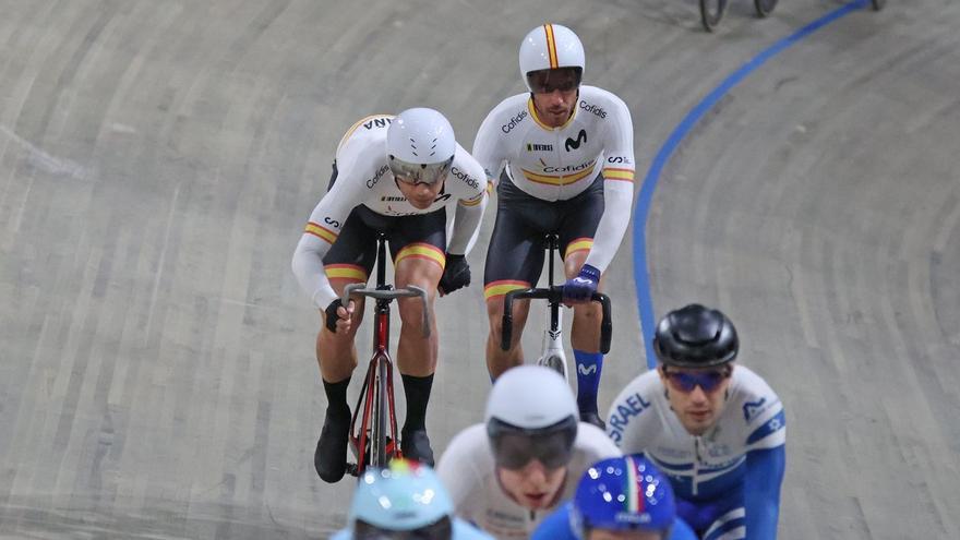 Sin premio para Sebastián Mora en la final de Madison del Europeo de ciclismo en pista