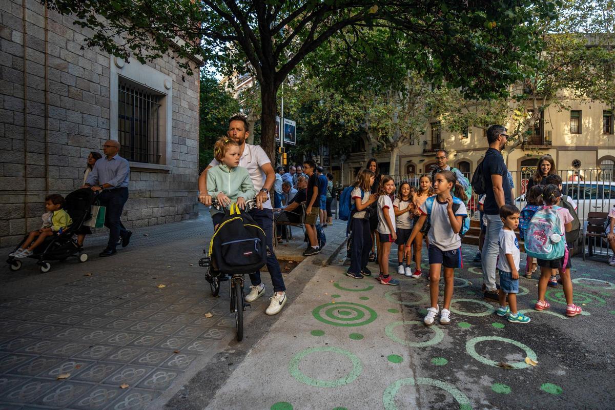 Vuelta al cole en la Escola Pia Sant Miquel de Barcelona