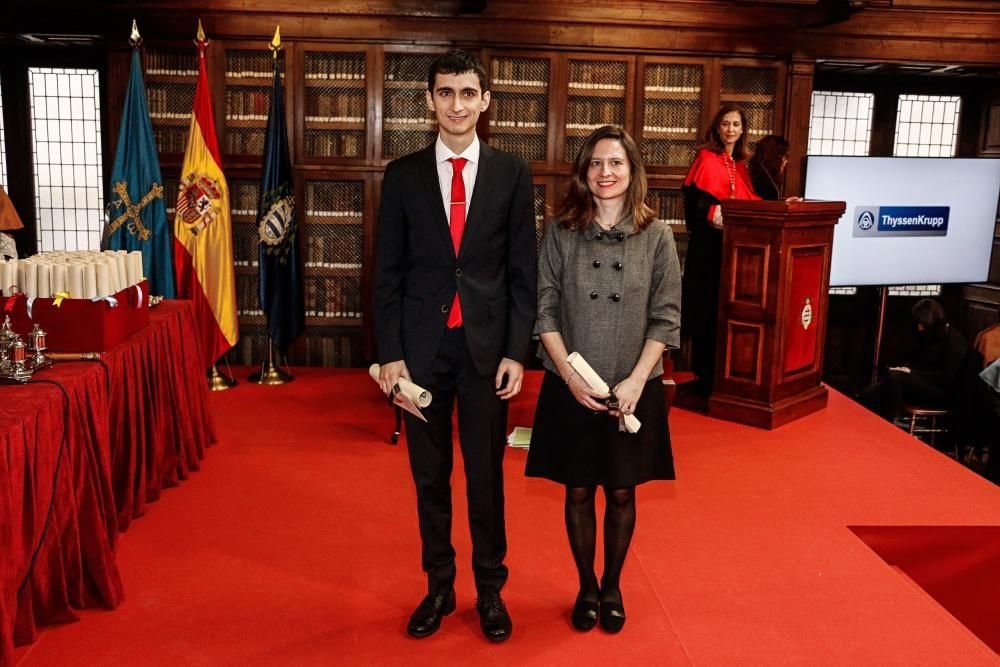 Premios fin de grado Santa Catalina de la Universidad de Oviedo 2019