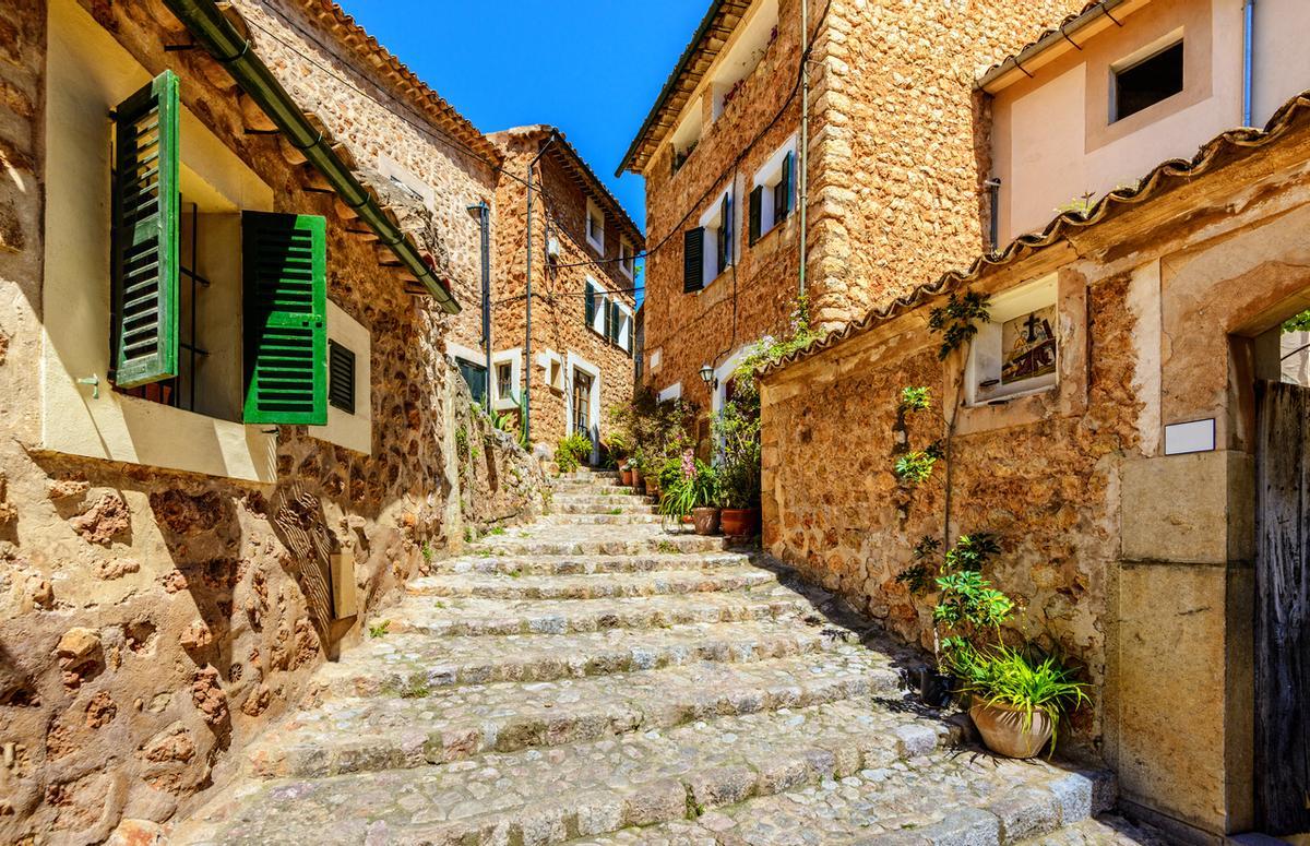 Imagen de las calles de Fornalutx.