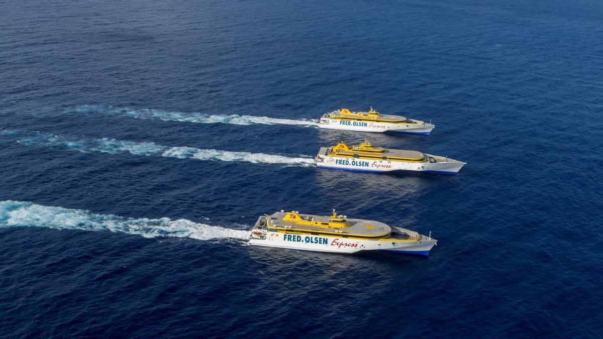 Trimaranes de Fred. Olsen Express