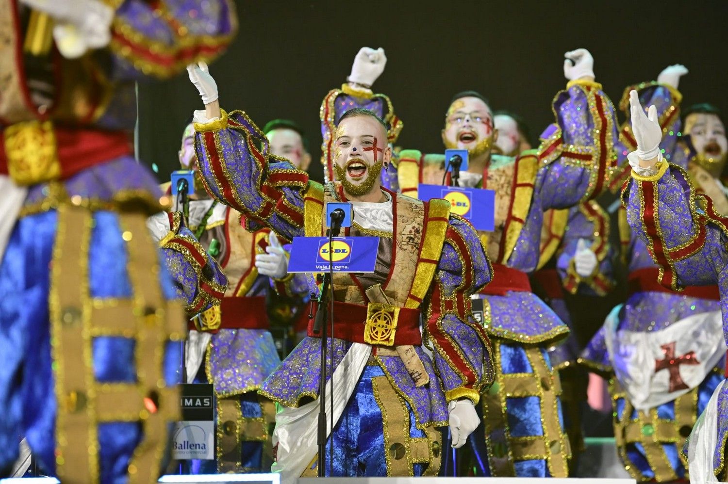 Los Majaderos, en su actuación en la segunda fase del certamen.
