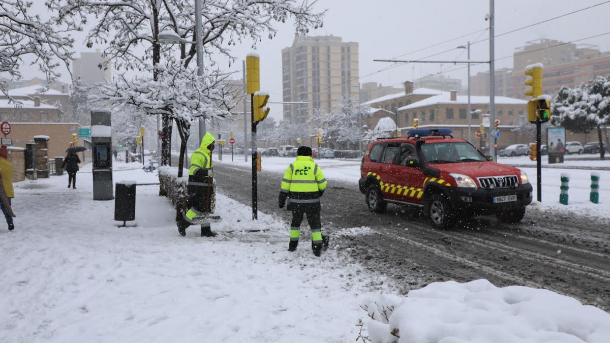 Se cumplen dos años de la gran nevada de Filomena en Zaragoza