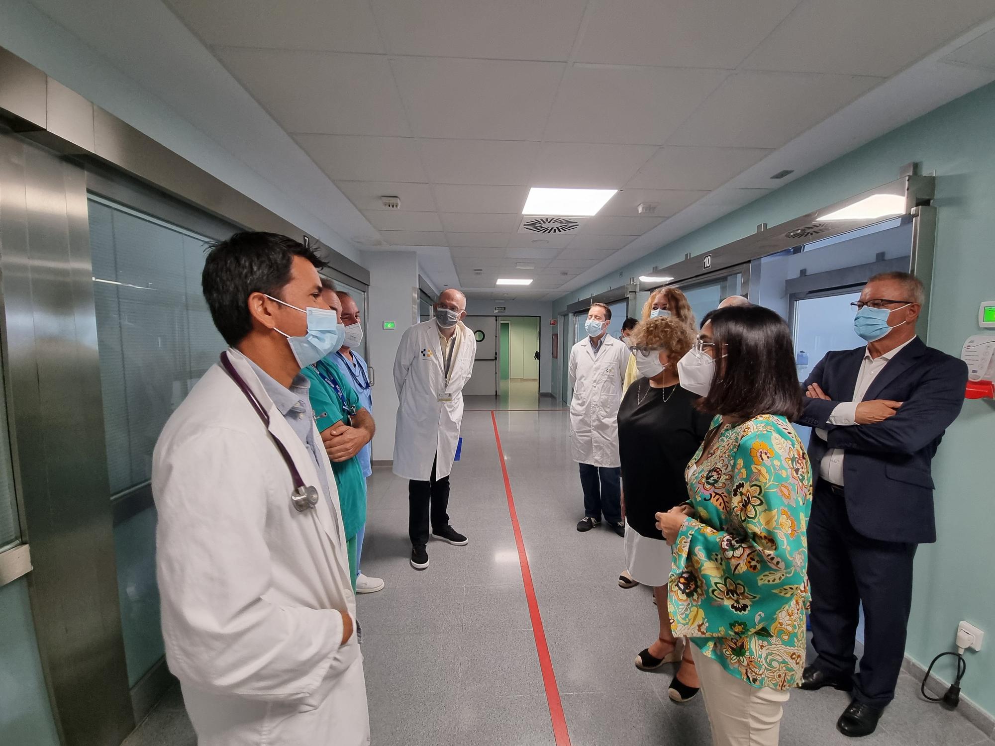 Visita de Carolina Darias al Hospital General de Fuerteventura