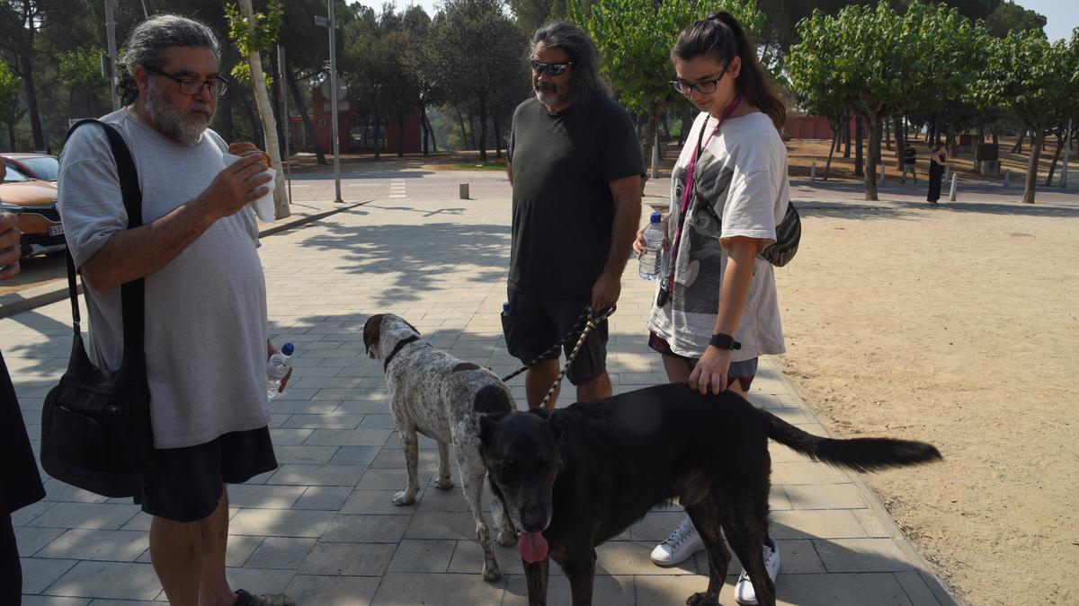 Evacuados de Les Brucardes en Sant Fruitós de Bages